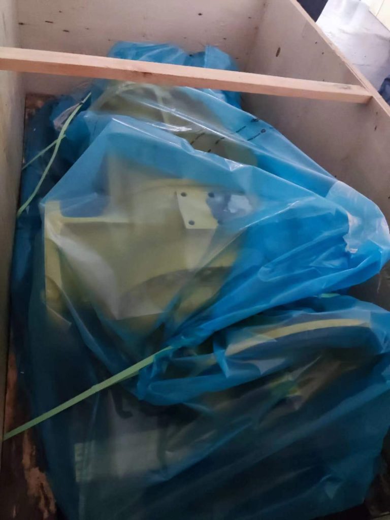 Детальный вид на воздушный компрессор Epiroc 57640005 в процессе эксплуатации.