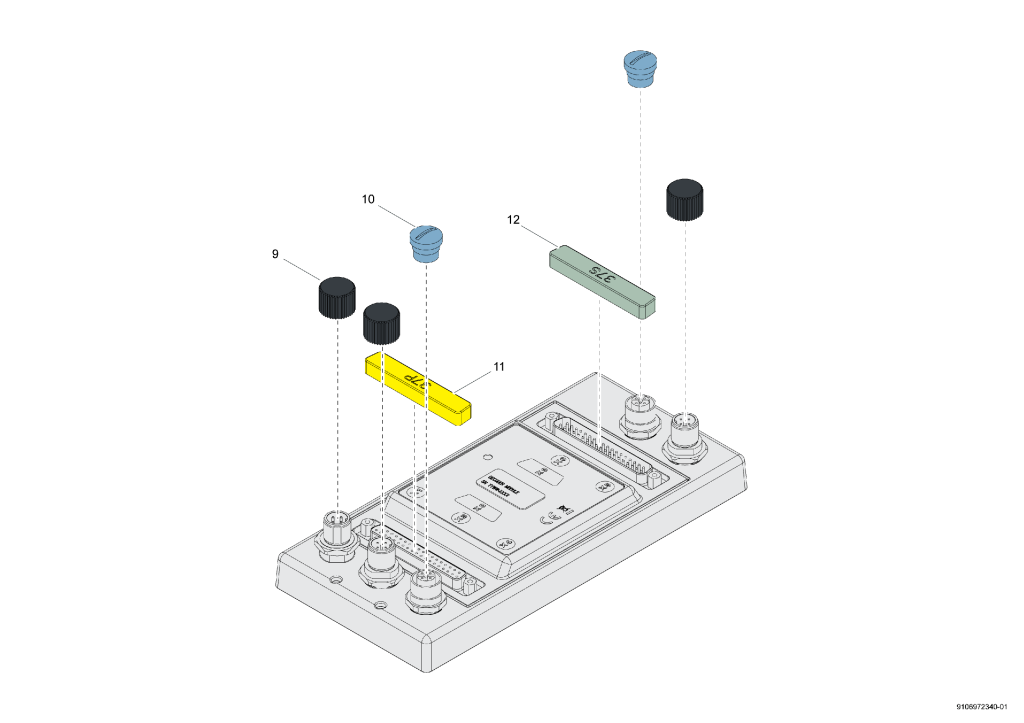 Epiroc DECODER MODULE 9106972340 для управления горнодобывающей и строительной техникой.