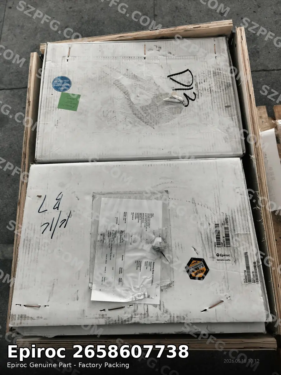 Оригинальный насос Epiroc 2658607738 на складе перед отгрузкой