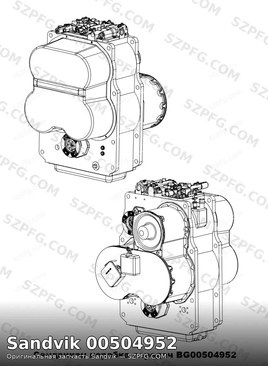 Сандвикен коробка передач BG00504952 – надёжный компонент для тяжёлой техники